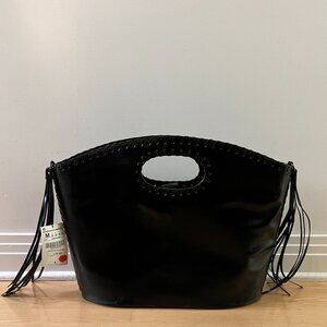 ZARA | Black Leather Tote